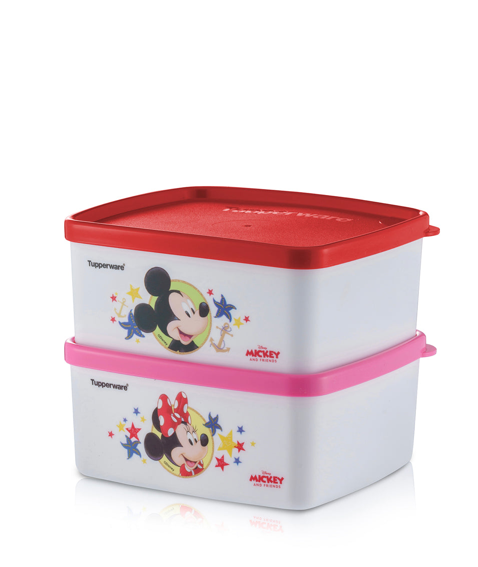 Mickey & Minnie Snack Box (2) 400ml