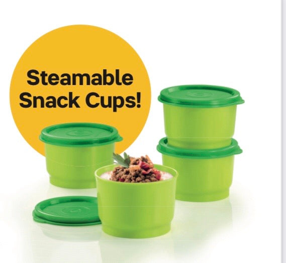 Steam-able Snack Cups (4) 110ml