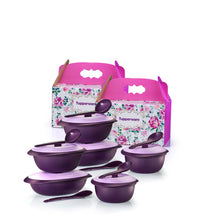 Load image into Gallery viewer, Purple Royale Serveware Set x 2
