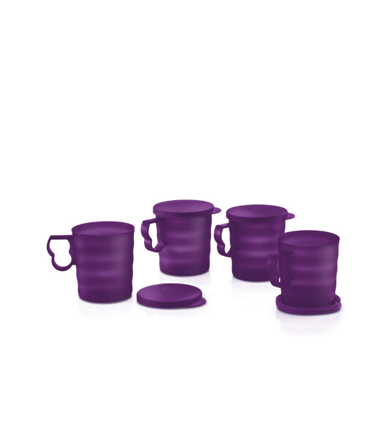 Purple Royale Mugs (4) 350ml