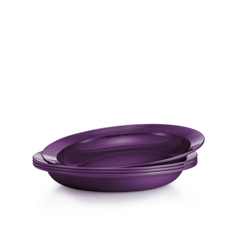 Purple Royale Deep Plate (4) 550ml