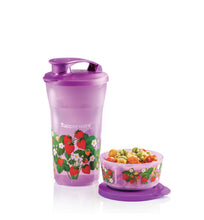 Load image into Gallery viewer, Quench &amp; Snack Set 800ml Lilac
